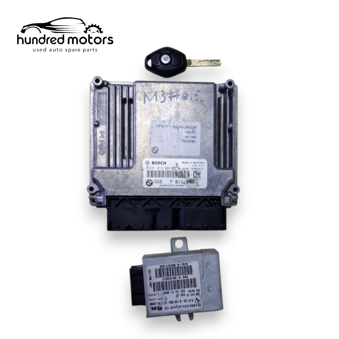 BMW X3 E83 LCI DDE N47 Engine Control Unit Set 0281013924