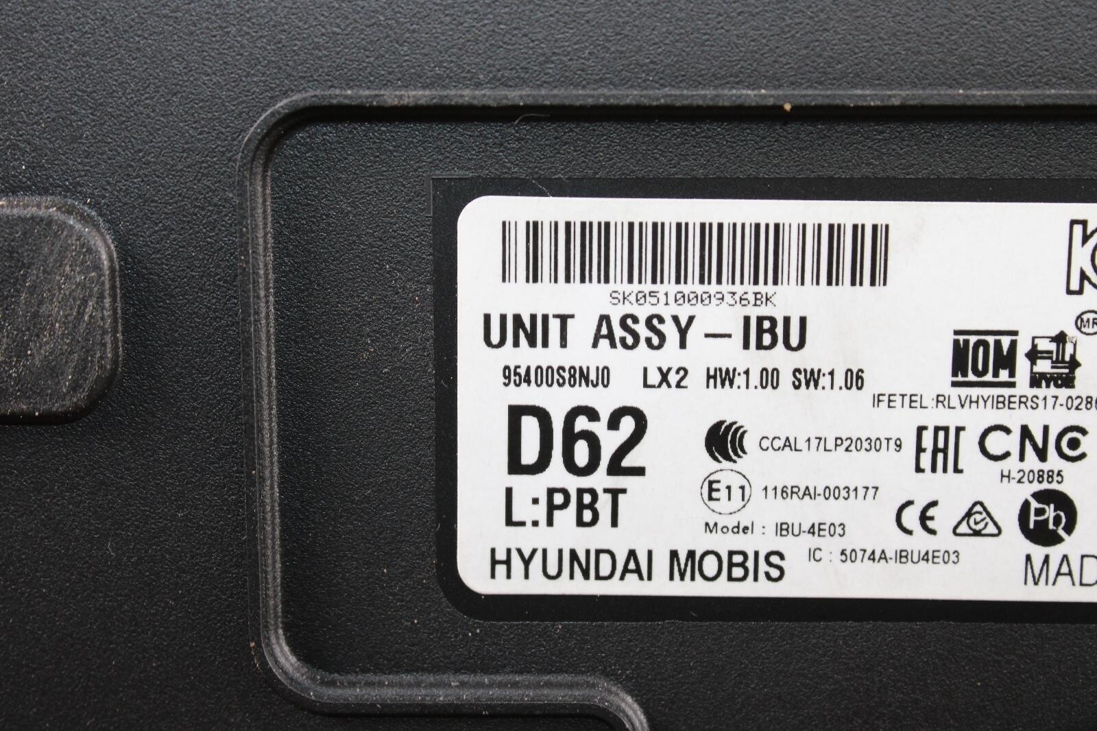 20′ Palisade Body Control Module BCM BCU ECU Computer ID 95400S8NJ0 OE WTY WTY