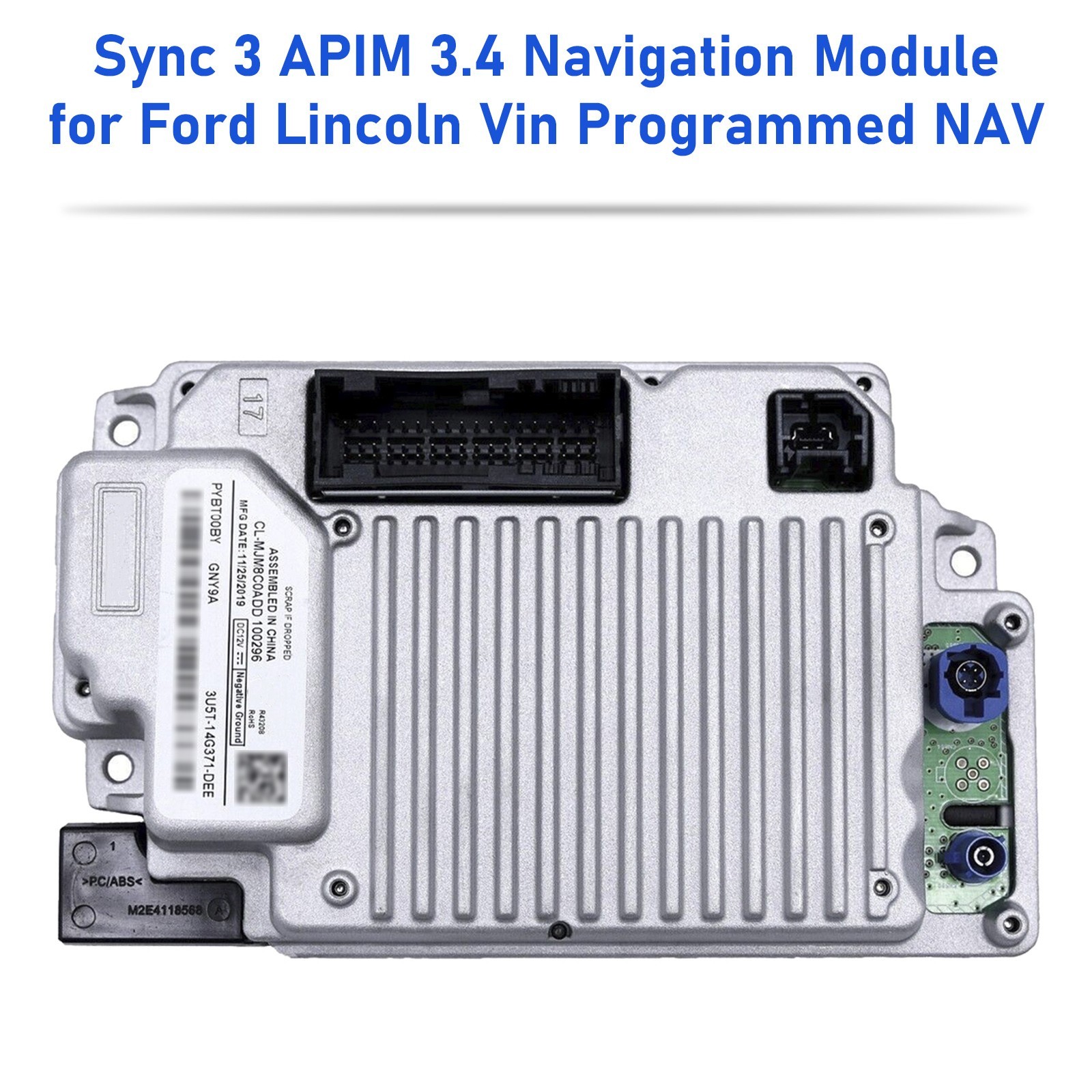 NEW Sync 3 APIM 3.4 Navigation Module for Ford Lincoln Vin Programmed GEN4