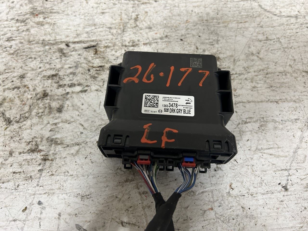 2021 CHEVROLET SILVRDO25 Network Gateway Control Module OEM Part Number 13533478
