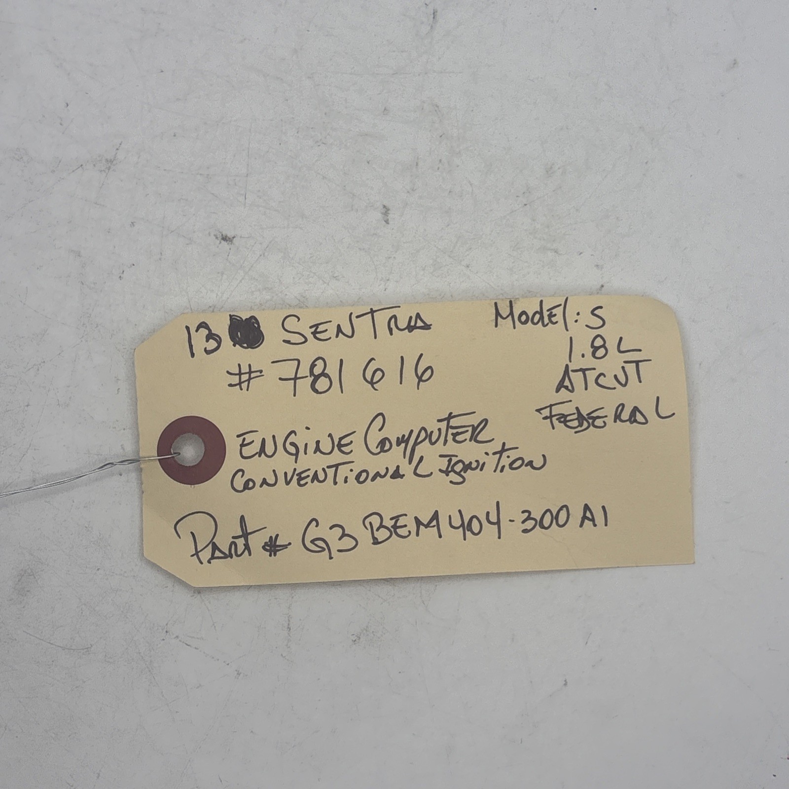2013 2014 2015 Nissan Sentra 1.8L Engine Control Computer Module OEM BEM404300