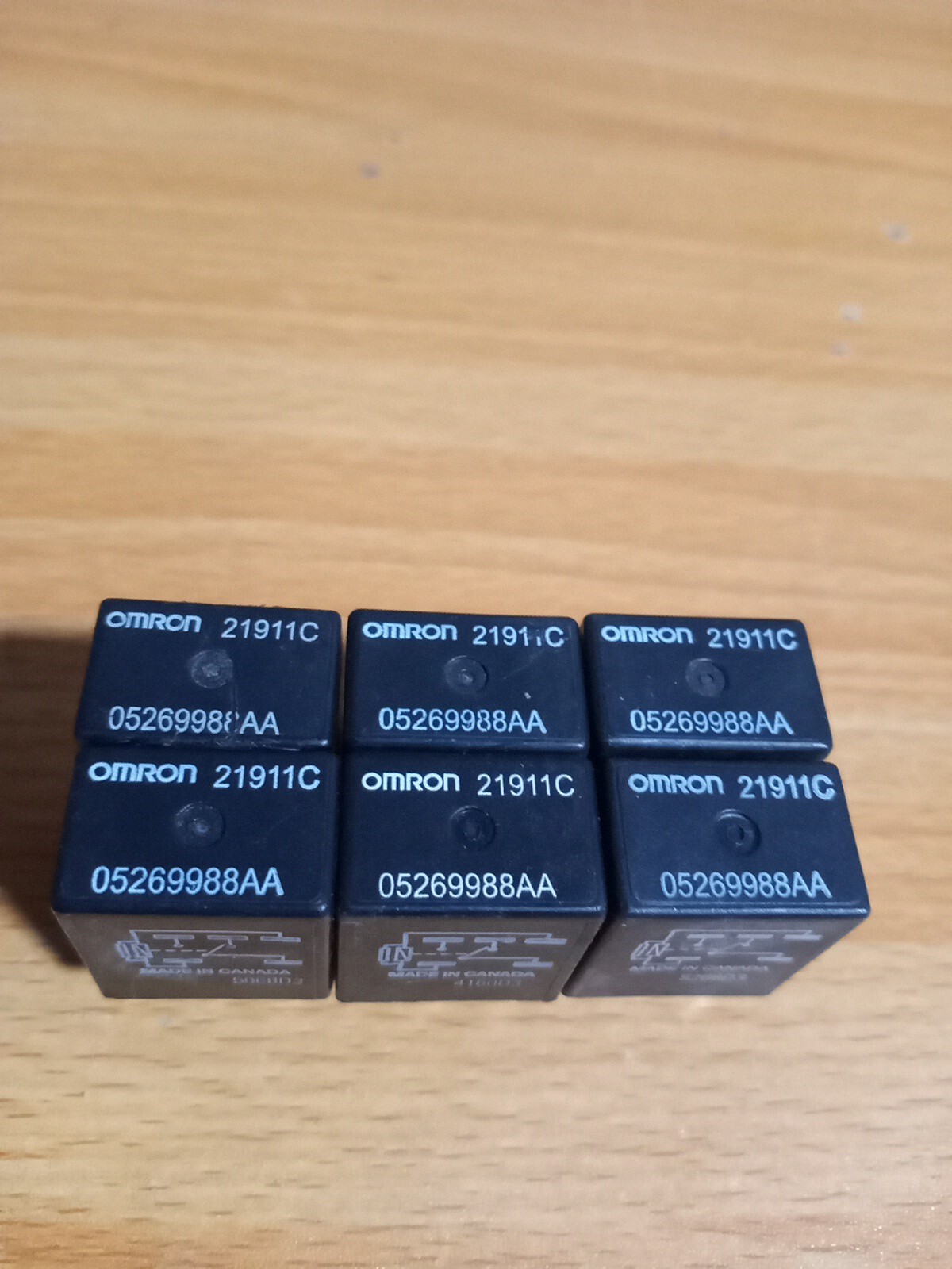 (Lot Of 6) Chrysler Dodge Jeep OMRON Relays 05269988AA *TESTED*