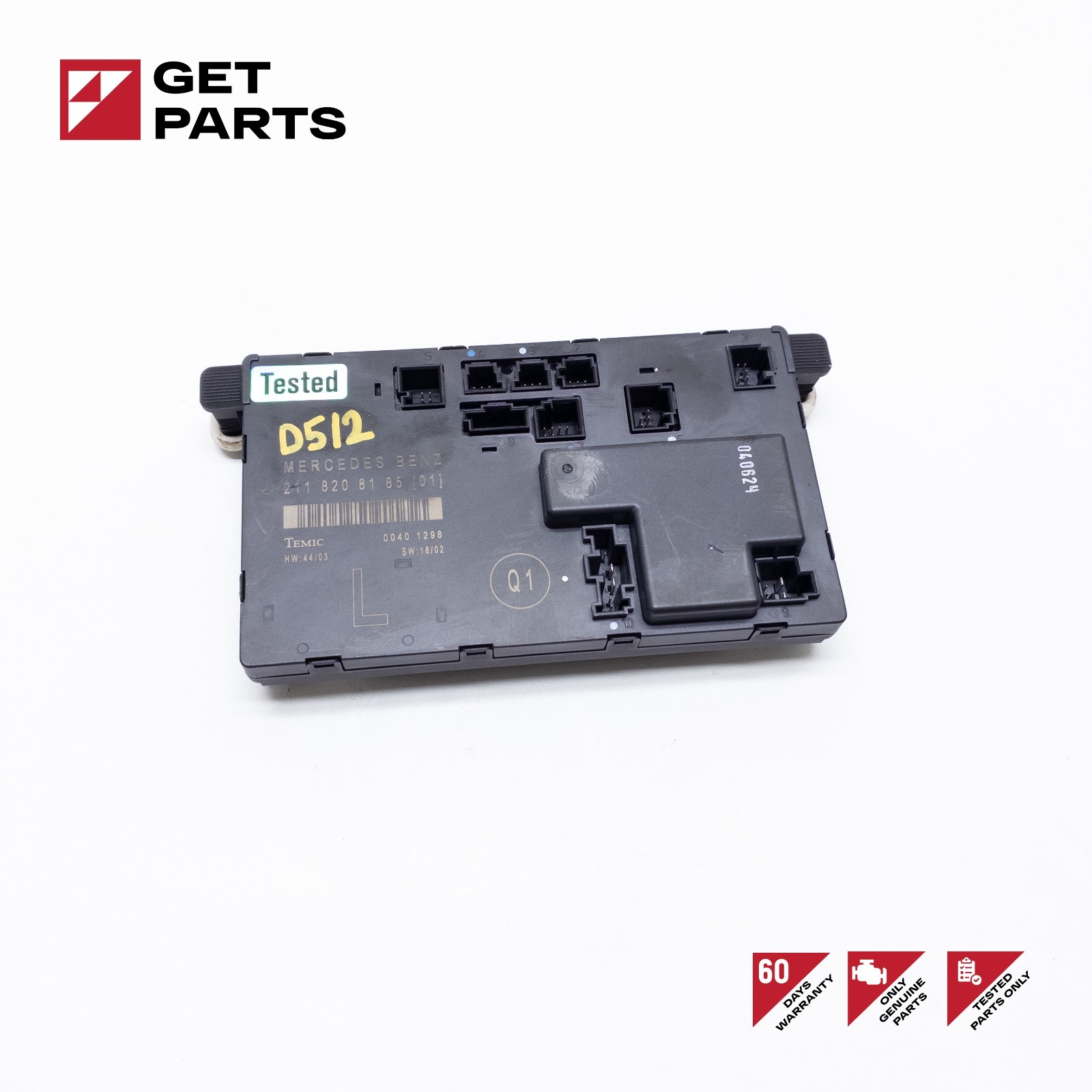 03-09 Mercedes W211 E55 E500 Front Left Side Door Control Module A2118208185 OEM