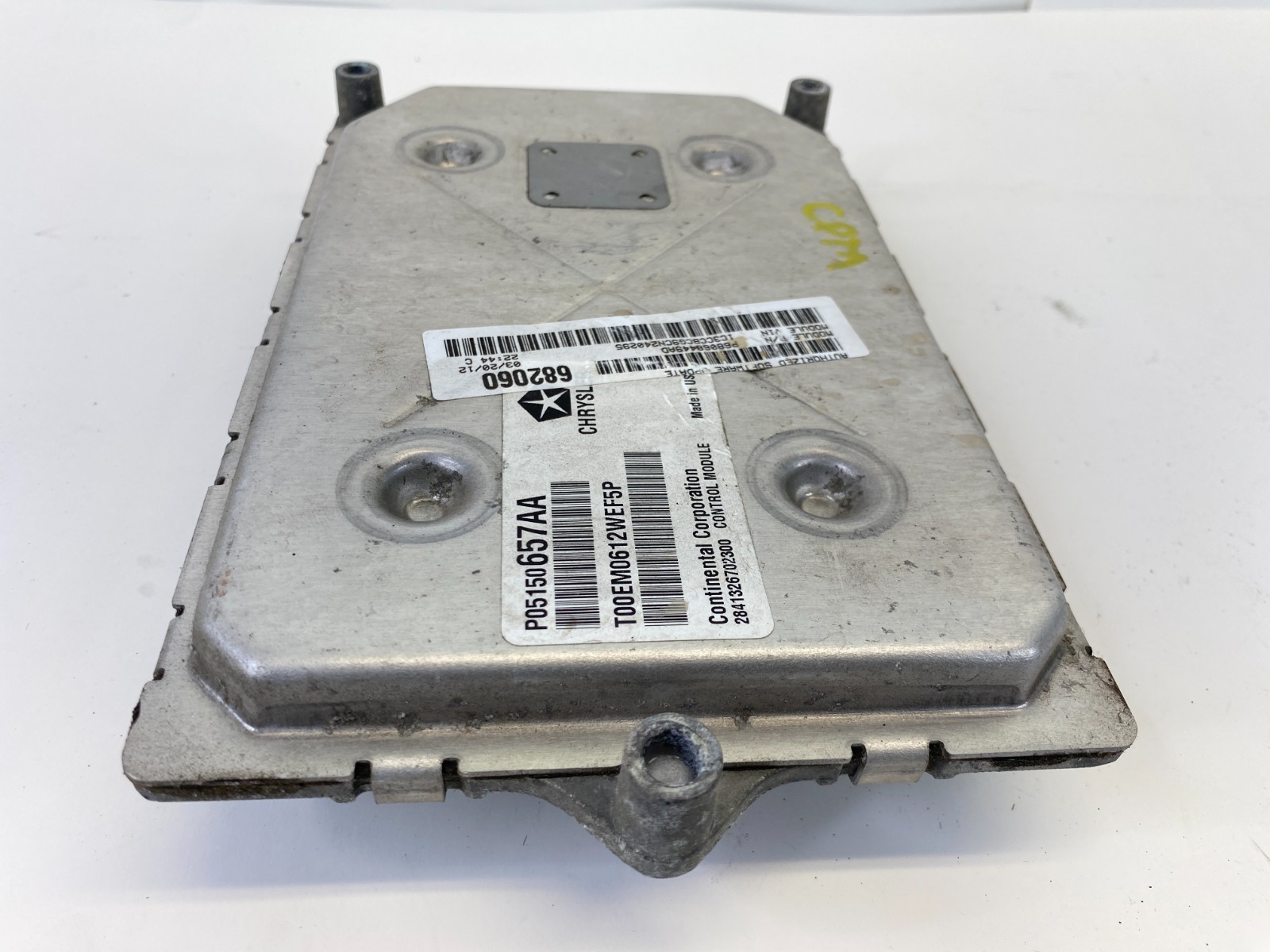 2012 CHRYSLER 200 3.6L ENGINE COMPUTER CONTROL ECU ECM MODULE OEM P05150657AA