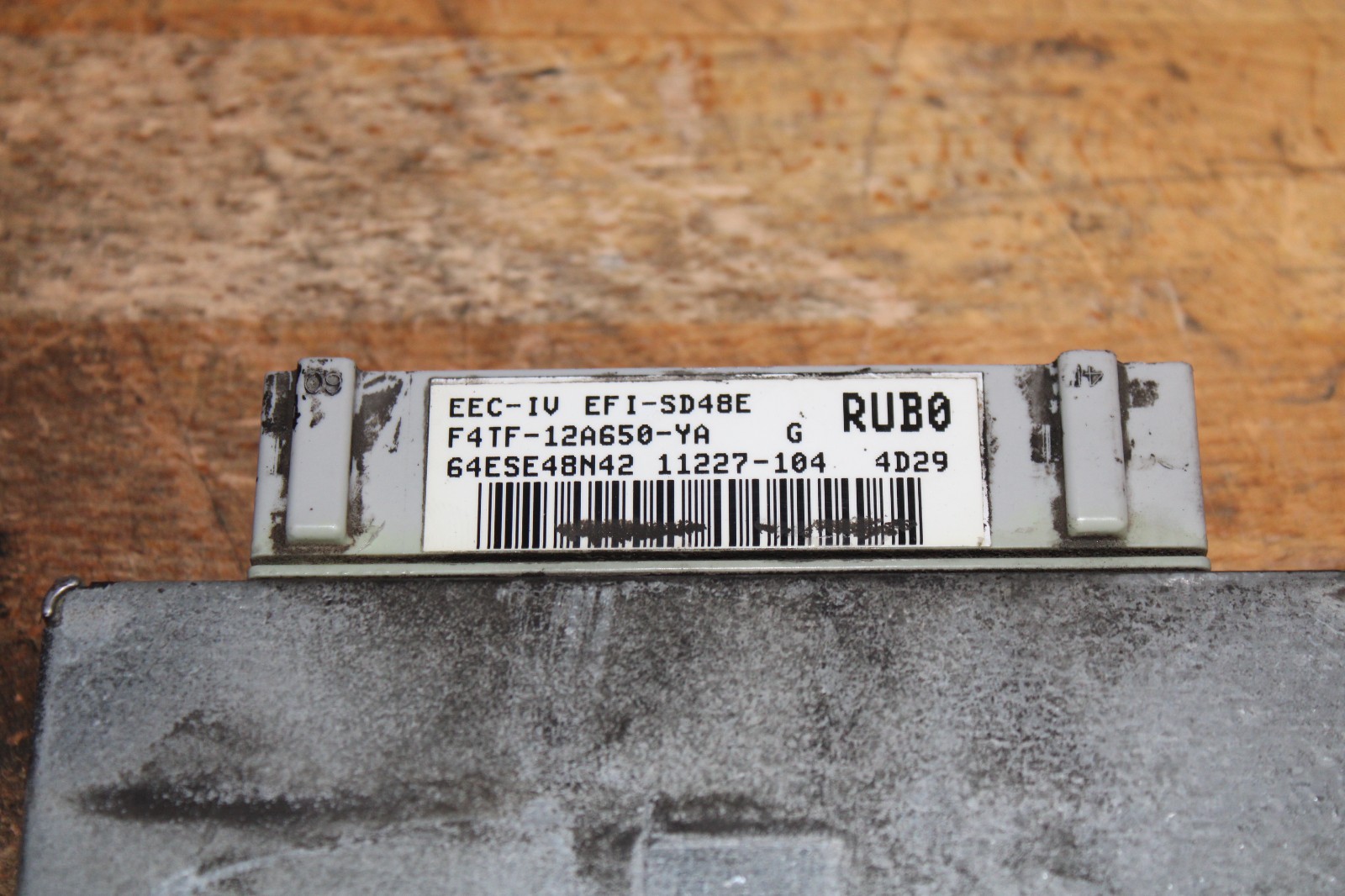 1994 94 FORD VAN 7.5 ENGINE COMPUTER ECU ECM PCM MODULE F4TF-12A650-YA RUB0