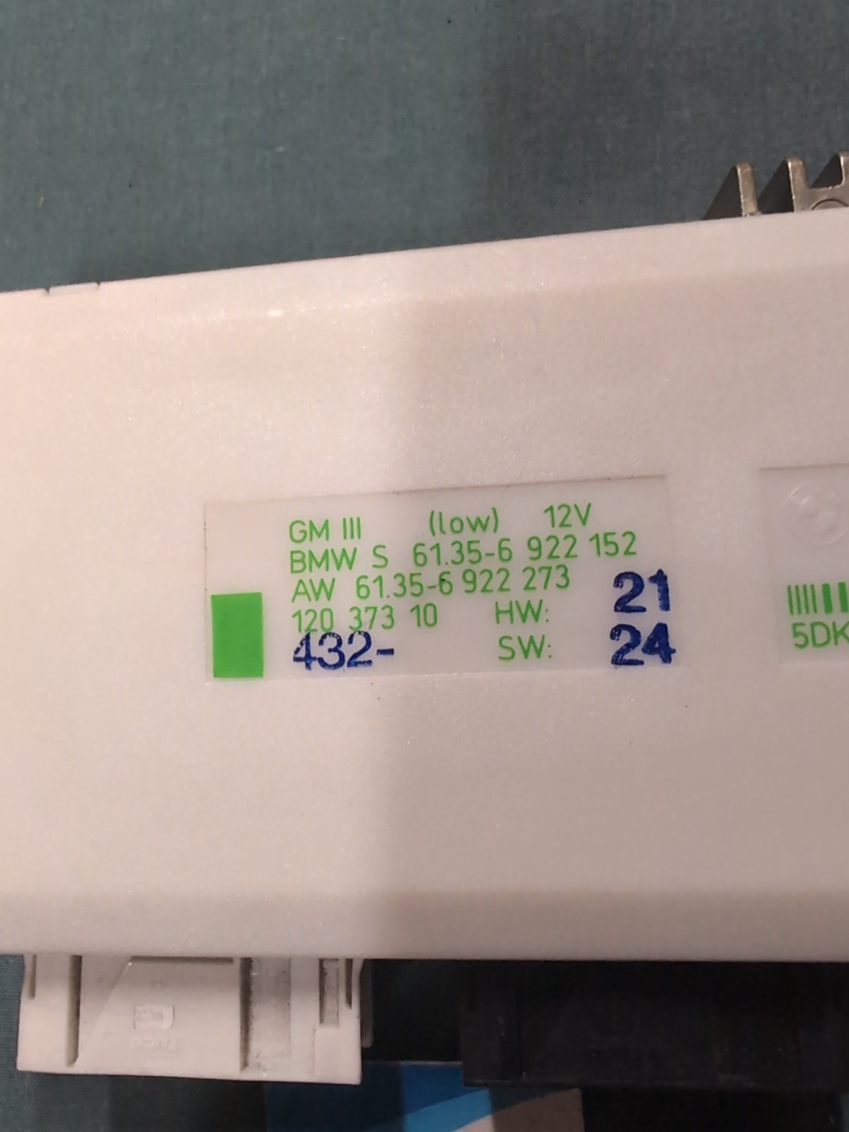 BMW E39 E38 5 7’ies GM III MODULE GENERAL BASIC BODY CONTROL GM3 LOW #6922152