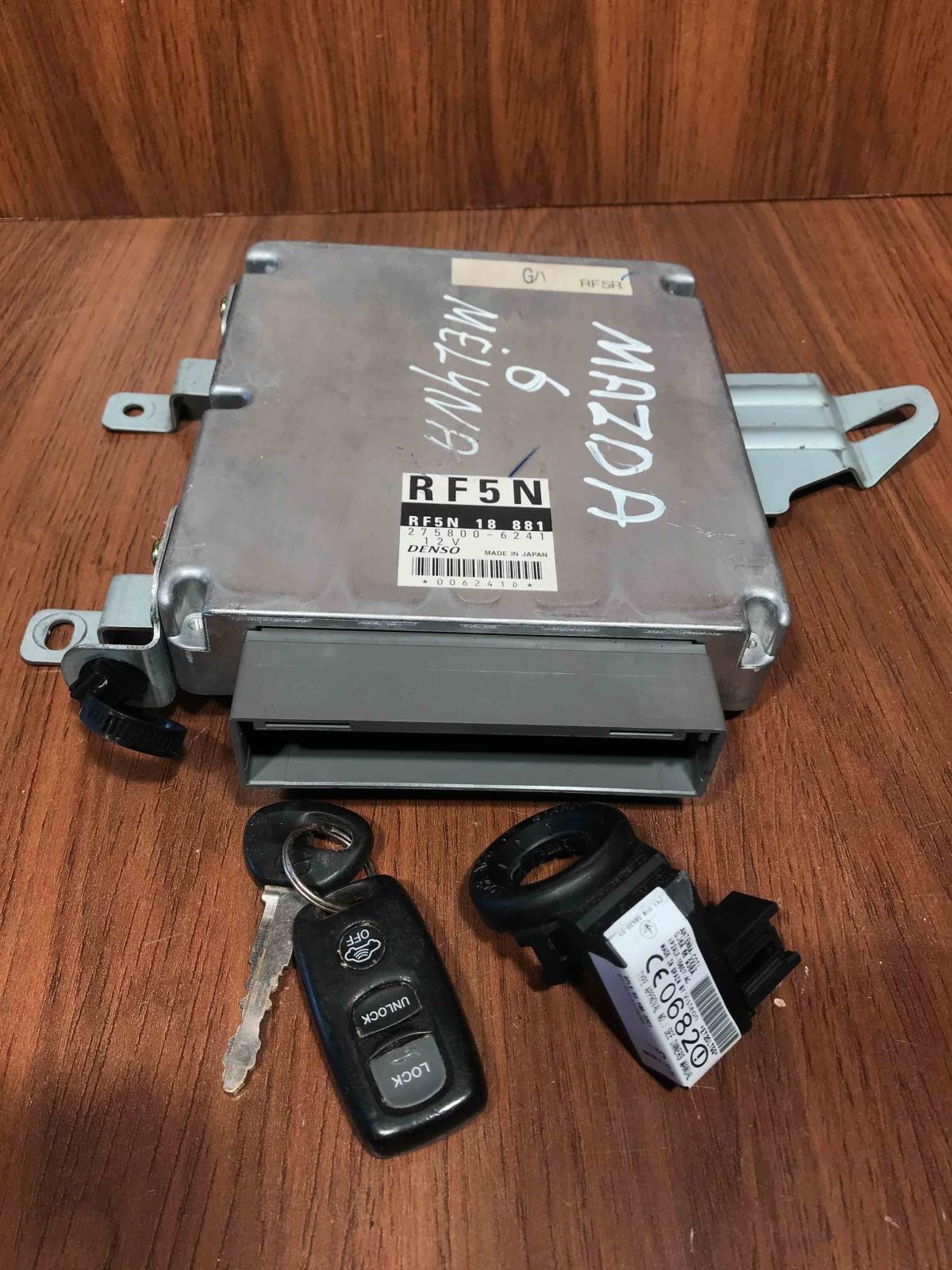 RF5N18881 275800-6241 GJ6A66938A Engine ECU kit and lock set Fits for Mazda 6