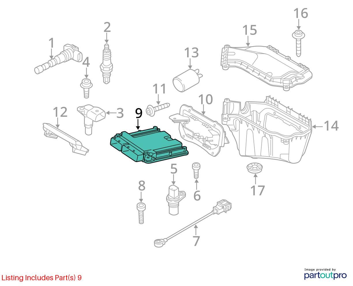 2013-2014 Audi Q5 Engine Control Computer Ecu Pcm Ecm Pcu Oem DMXPL