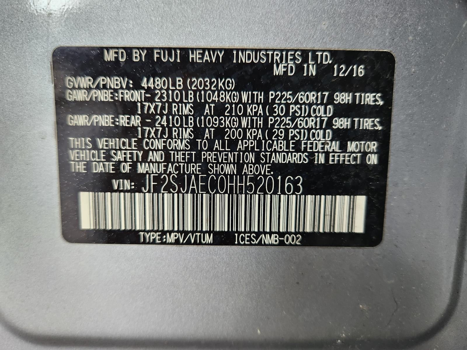 Used Engine Control Module (ECM) fits: 2017 Subaru Forester Electronic Control M