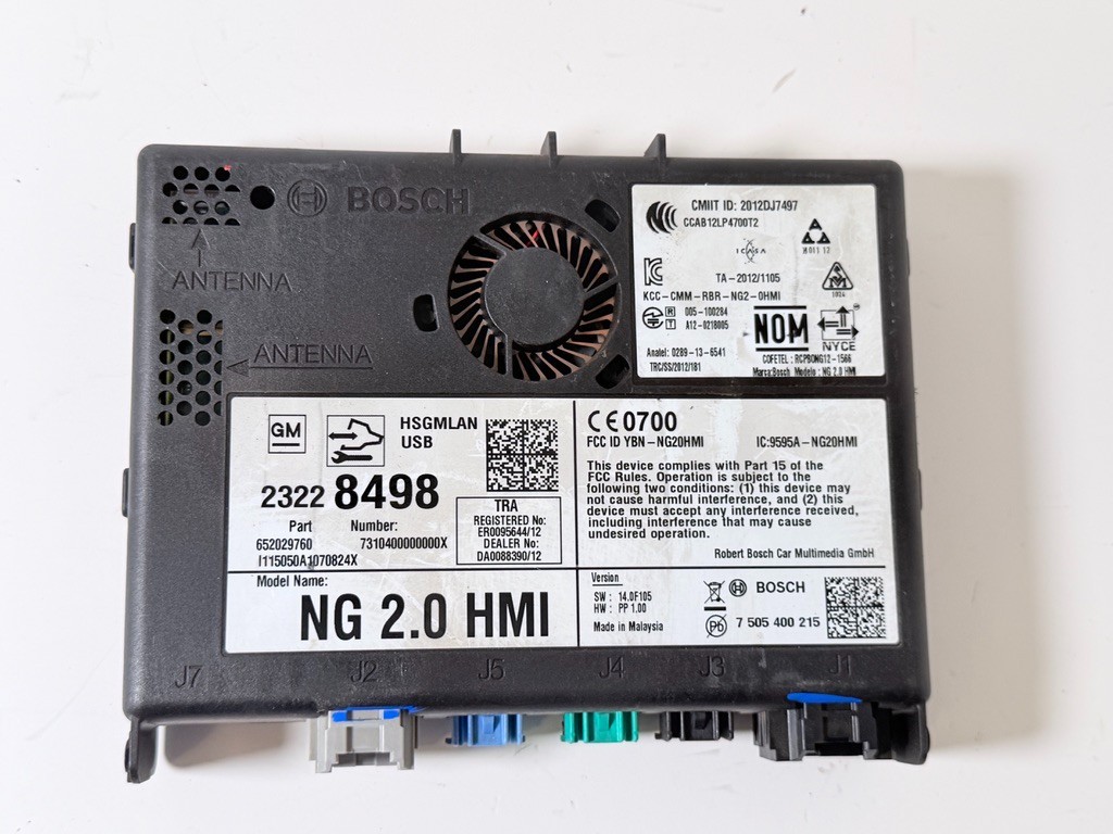 2015 GMC SIERRA HMI HUMAN MACHINE INTERFACE MODULE | OEM 23228498