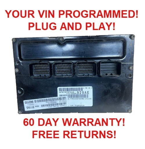 2007 Charger 3.5L Engine computer P05094911 “YOUR VIN PROGRAMMED” ECM PCM ECU