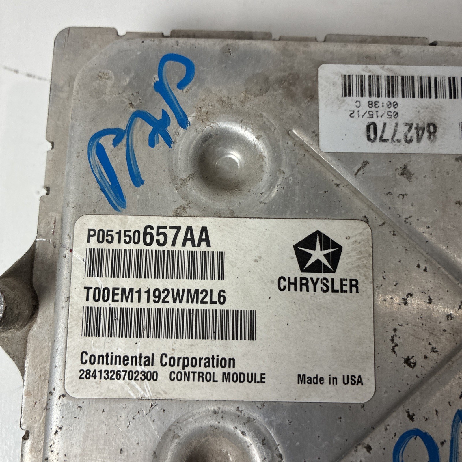 ✅ TESTED 2012 Dodge Caravan Engine Computer Control Module ECU ECM P05150657AA