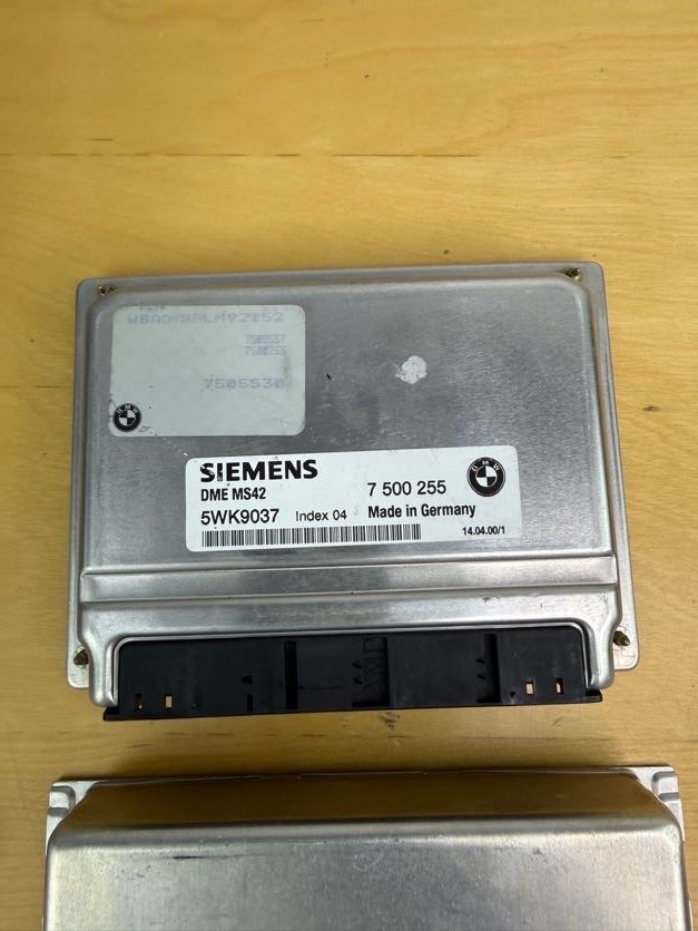 96-02 BMW E36 Z3 Engine Computer TCM Transmission Control Module Set W/Key OEM