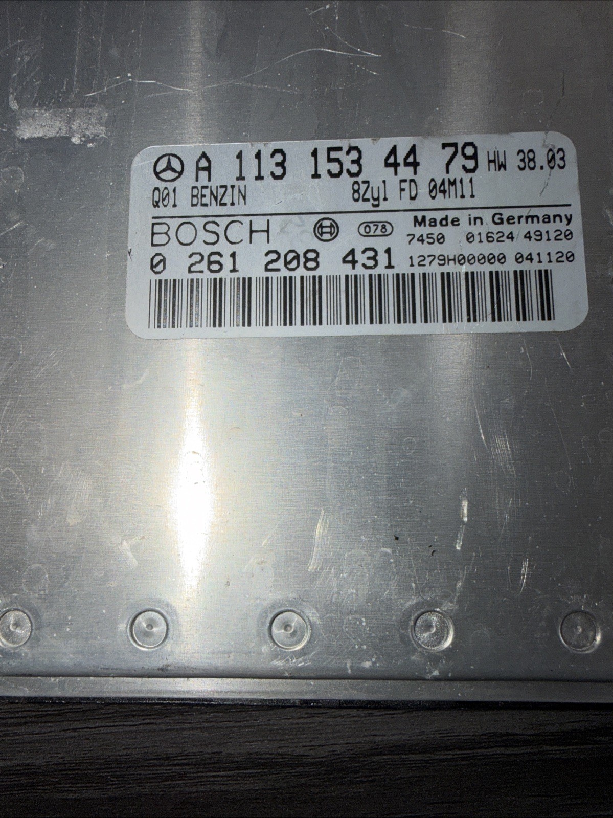 1131534479 2003–2006 Mercedes-Benz E500 S430 S500 CL500 CLK500 ECM ECU OEM D6