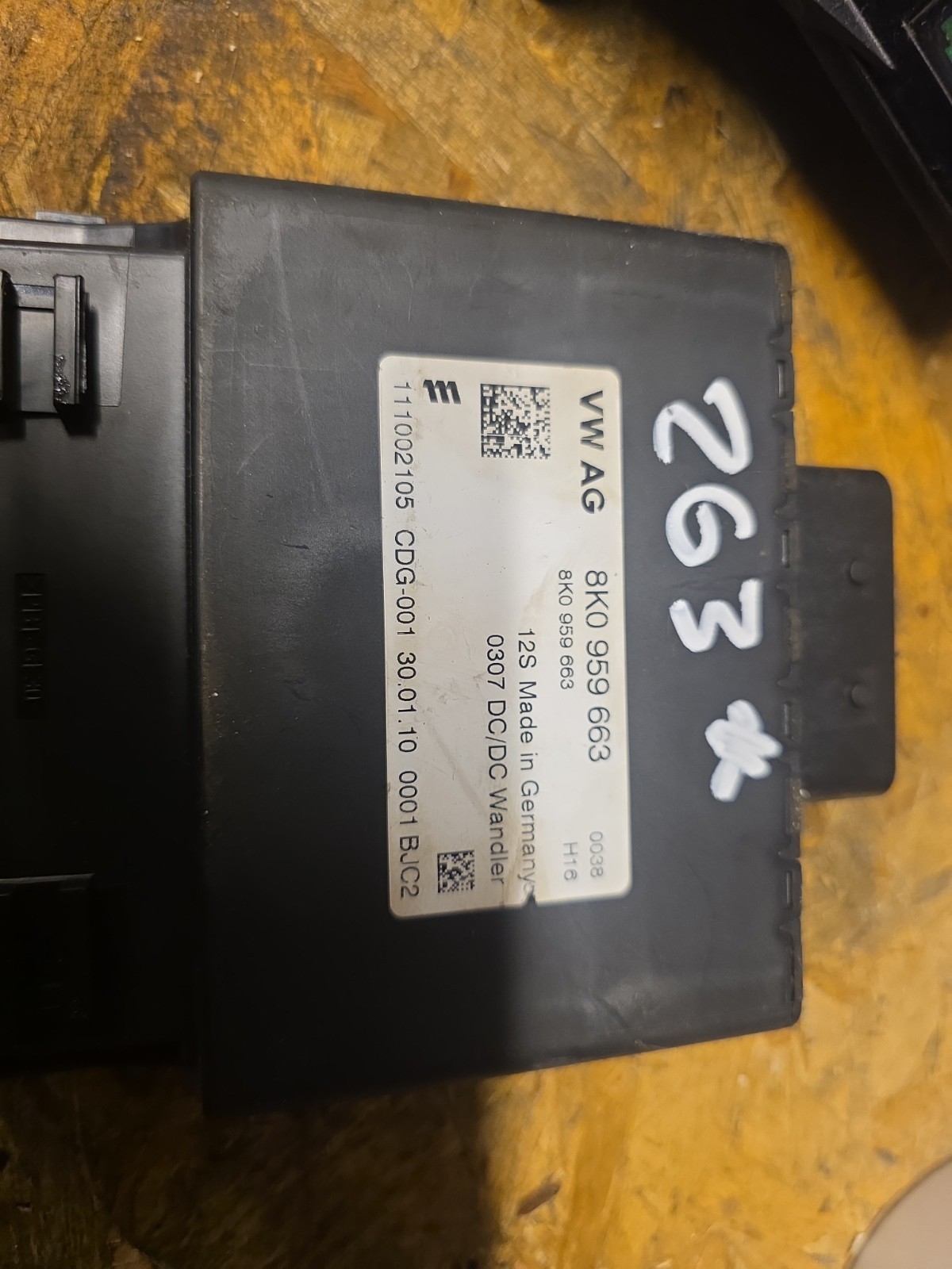 AUDI A6 VOLTAGE STABILISER CONTROL UNIT ECU 8K0959663F C7 ALLROAD 2012 #263*