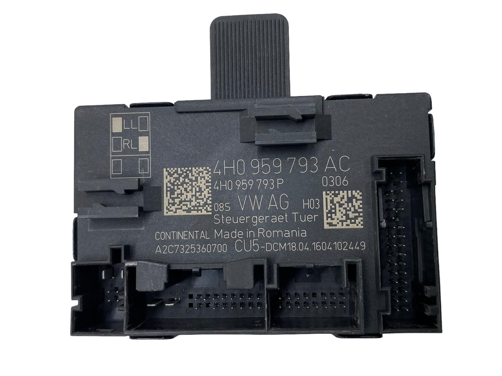 2015-2019 PORSCHE MACAN SET FRONT LEFT & RIGHT REAR LH & RH DOOR CONTROL MODULE
