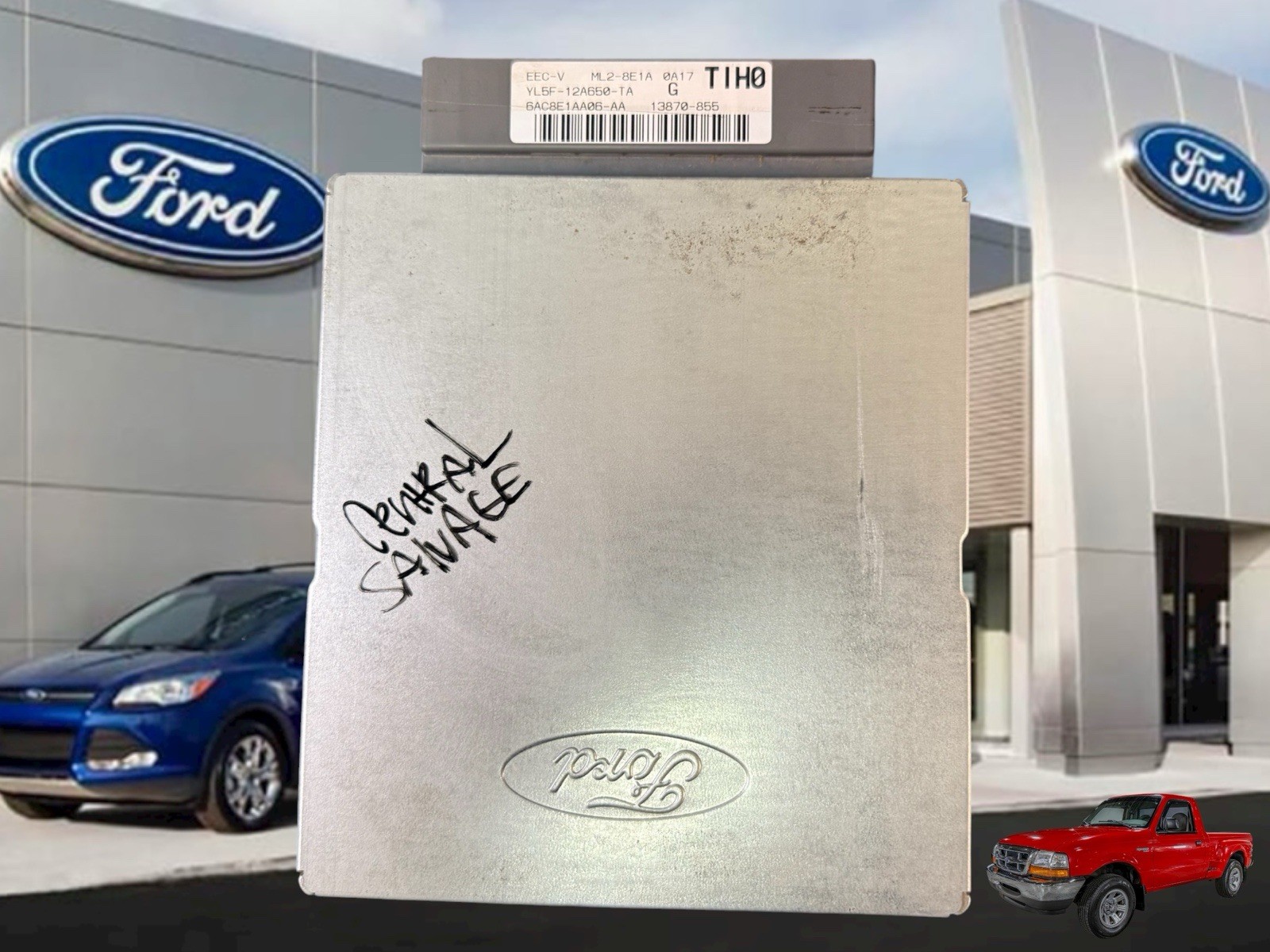 2000 Ford Ranger XL 3.0L 4X4 A/T Engine Control Module ECU ECM YL5F12A650TA OEM
