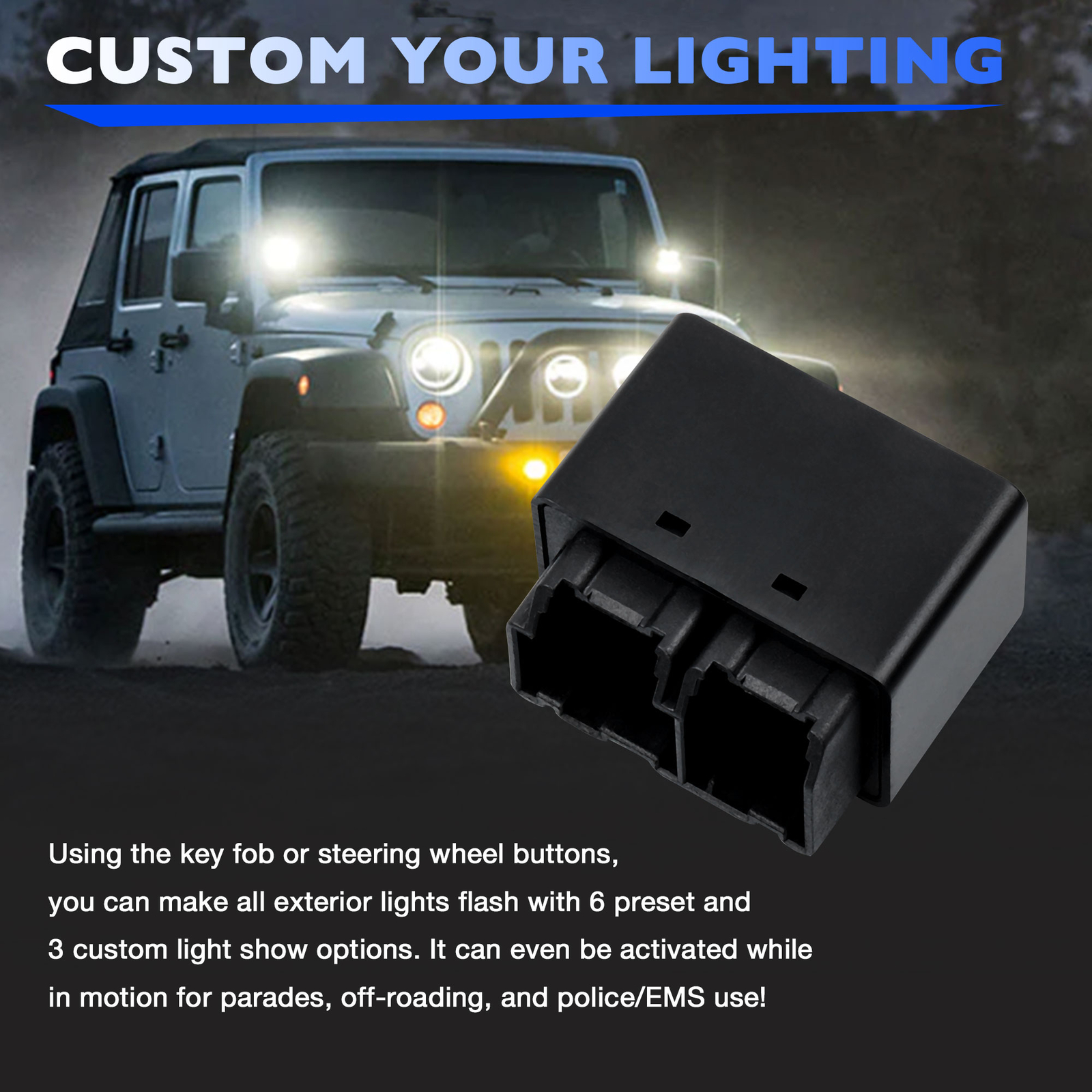 Tazer Mini Programmer Kit For 2018-2024 Jeep Wrangler JL 4XE Gladiator JT