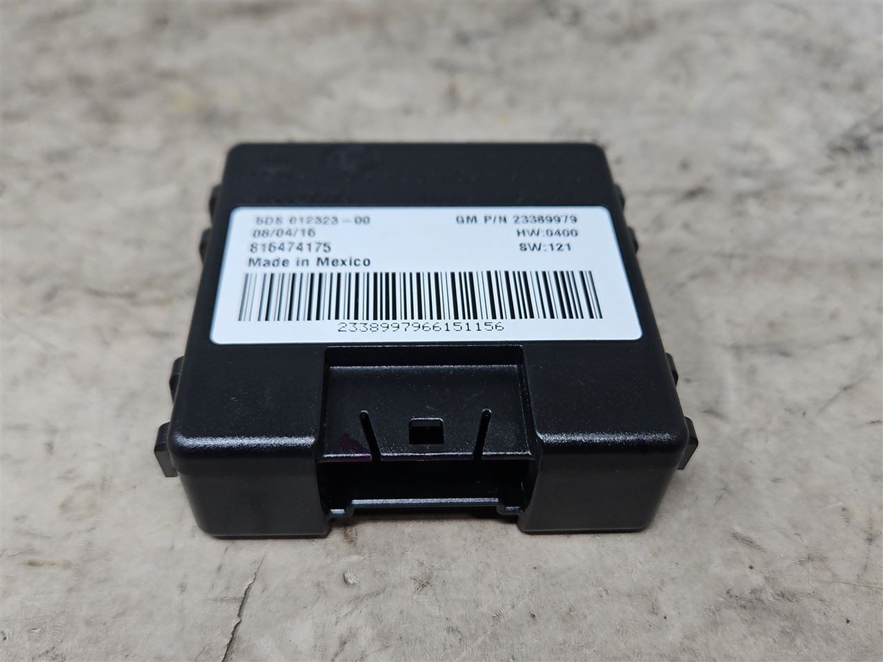 2016 CAMARO LH ABL AMBIENT LIGHTING CONTROL MODULE 23389979 16-18