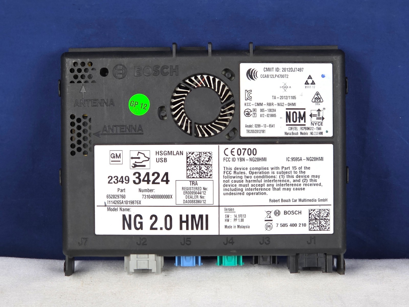 2014 2015 Chevy Silverado Sierra HMI HUMAN MACHINE INTERFACE MODULE 23493424