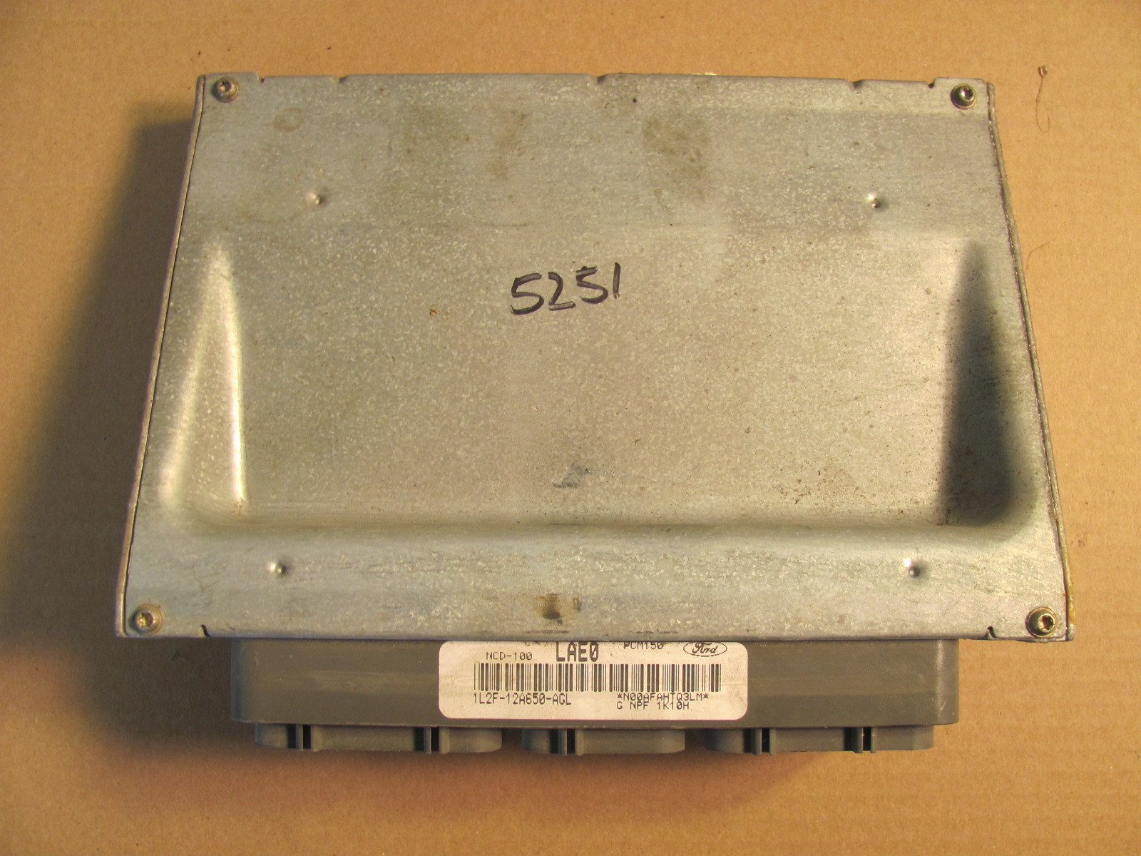 02 FORD EXPLORER 4.0L AT 4DR PCM ECM EEC COMPUTER 1L2F-12A650-AGL