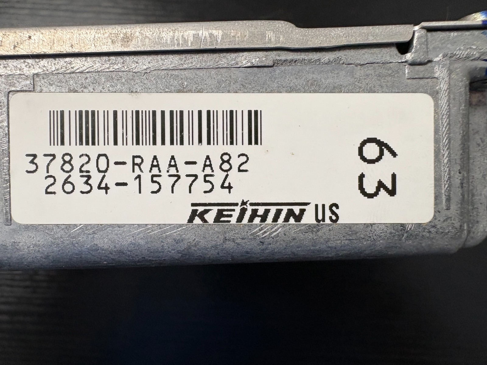 2003 Honda Accord Sedan 2.4L AT Engine Computer ECU ECM 37820-RAA-A82