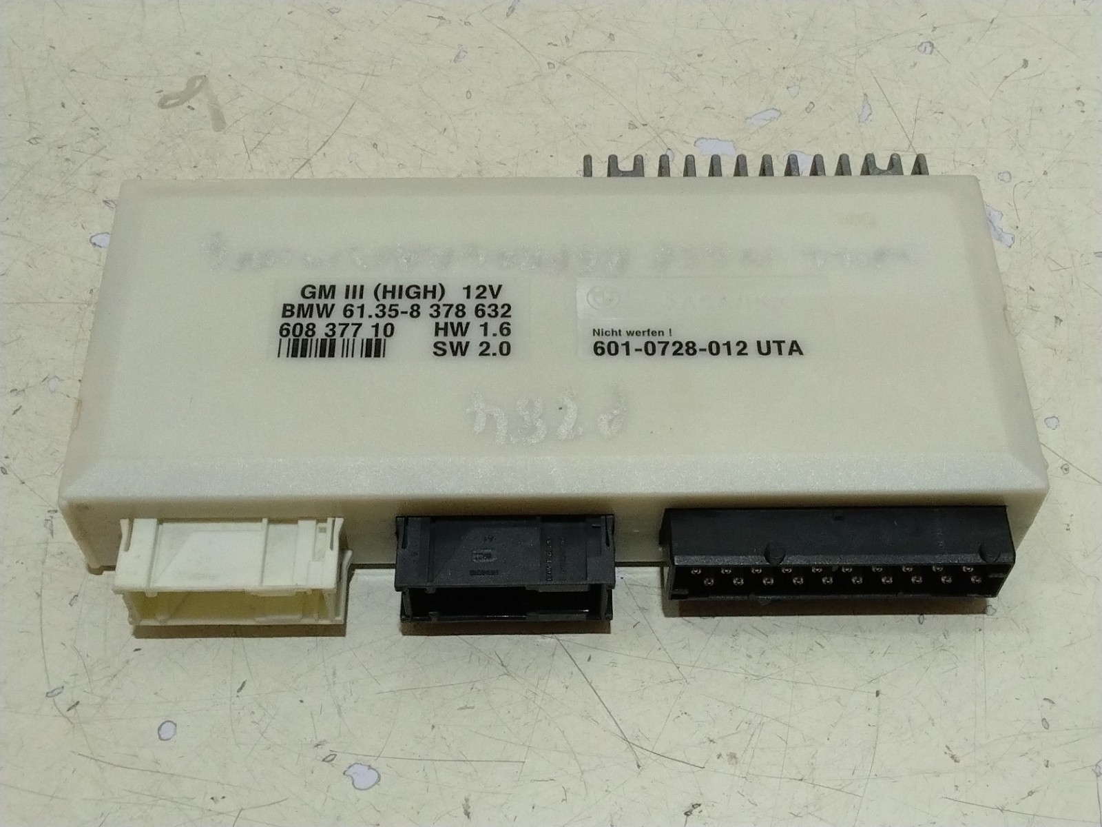 BMW E38 7 SERIES BODY CONTROL MODULE 8378632.