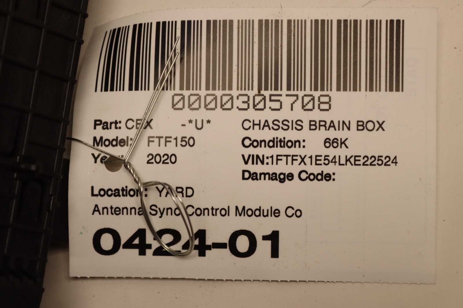 2015-2020 FORD F-150 F150 ANTENNA SYNC COMMUNICATION MODULE UNIT OEM