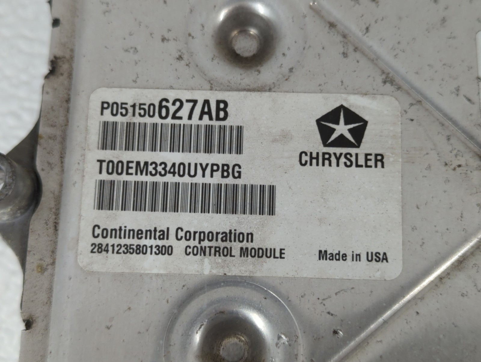 2011-2011 Chrysler 200 Engine Control Computer Ecu Pcm Ecm Pcu Oem ZM8YT