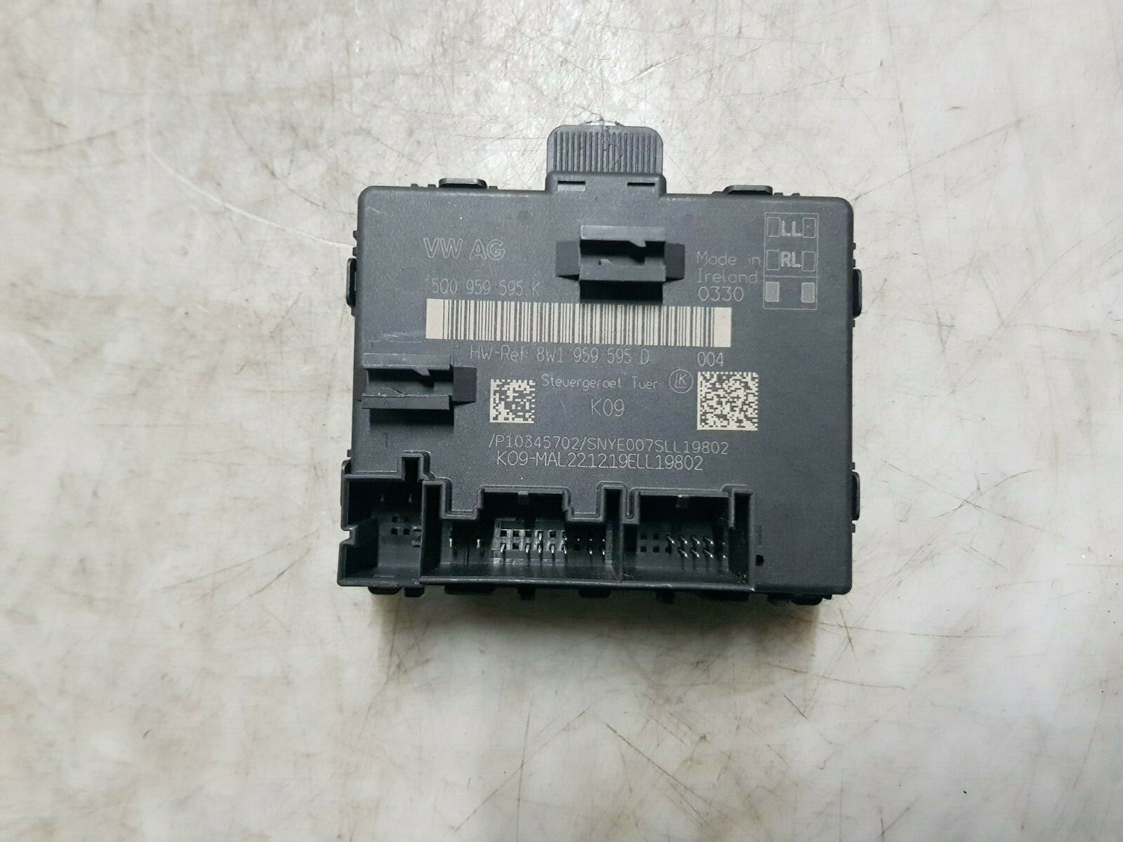 AUDI A3 S3 RS3 8V 2013-2020 PASSENGER SIDE FRONT DOOR CONTROL MODULE 5Q0959592F