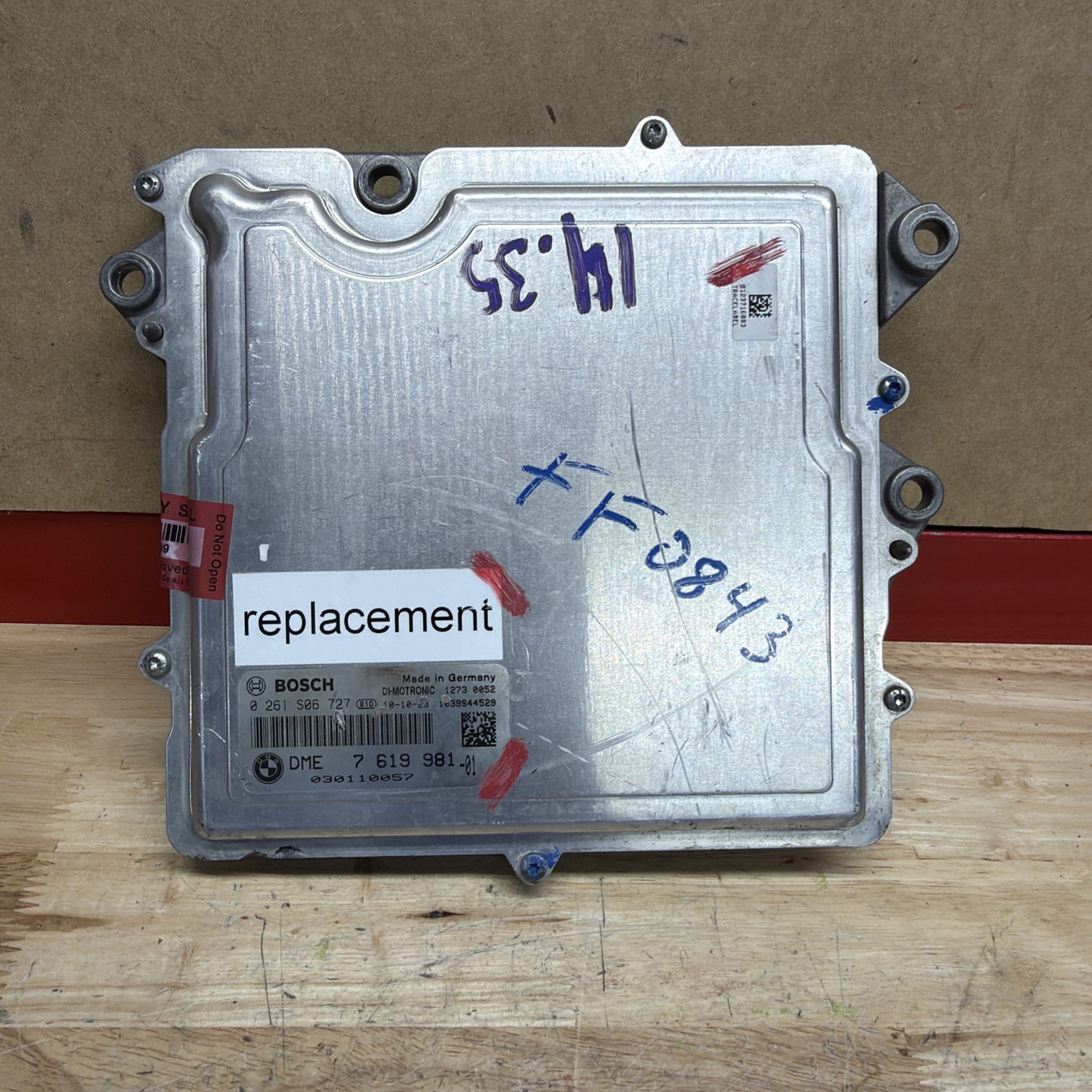 2011 2012 BMW 135I 335I X5 X6 ENGINE CONTROL MODULE ECU ECM PCM 7619981 DME