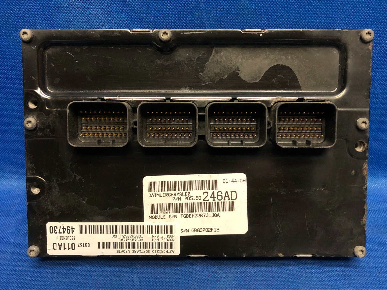 PROGRAMMED PLUG & PLAY 08 CHRYSLER CHARGER ECM ECU COMPUTER PCM P05187011AD 011
