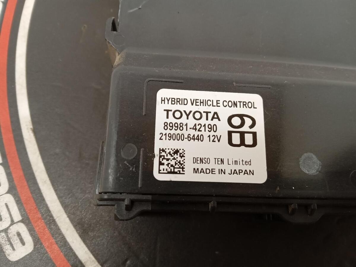 Toyota Rav 4 2020 Mk5 Hybrid Vehicle Control Module Ecu 89981-42190