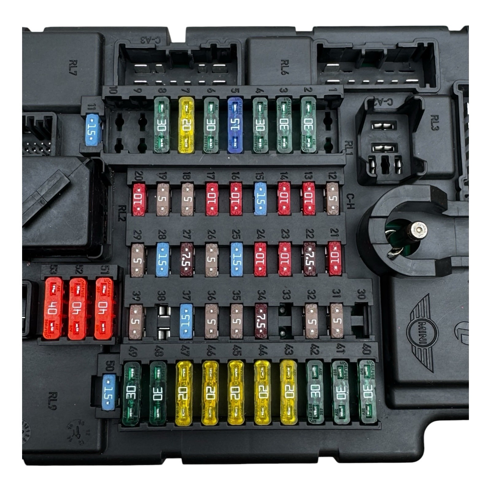 07-13 MINI COOPER R56 Interior Relay Junction Fuse Box Module JBE 61353457413-02