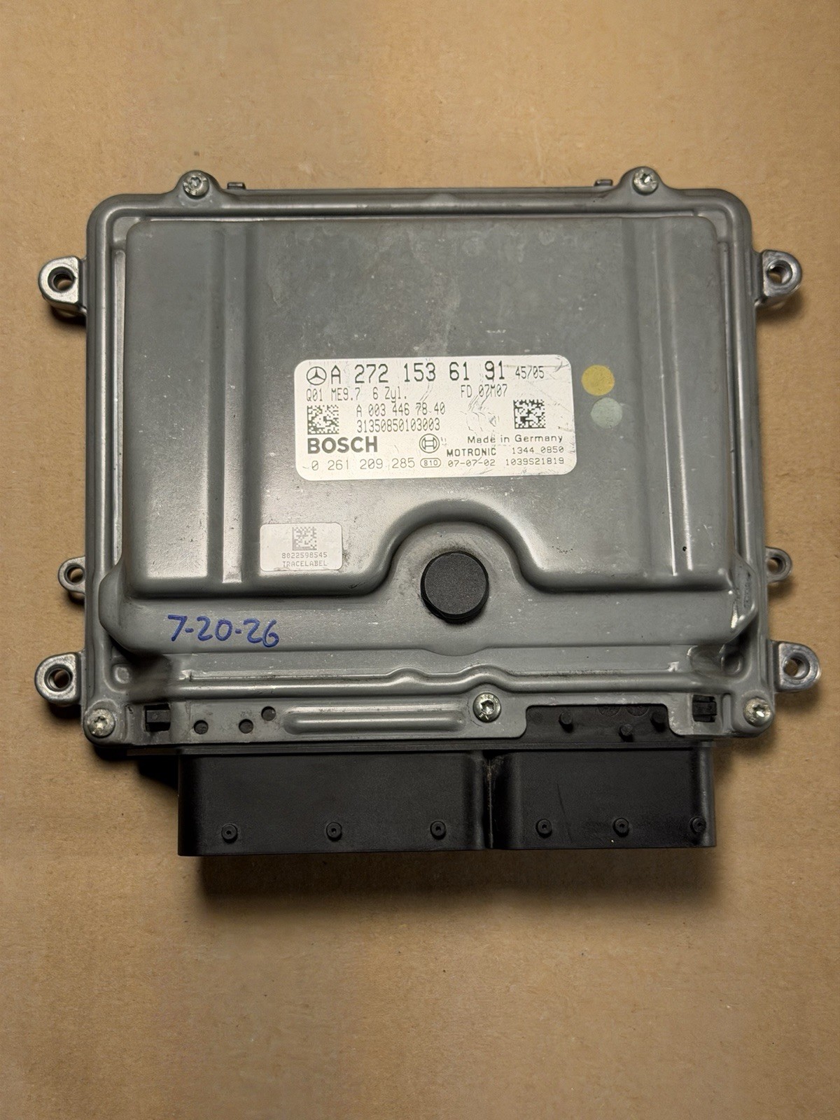2007-2009 Mercedes R350 ML350 W251 ECU PCM Engine Control Module A2721536191