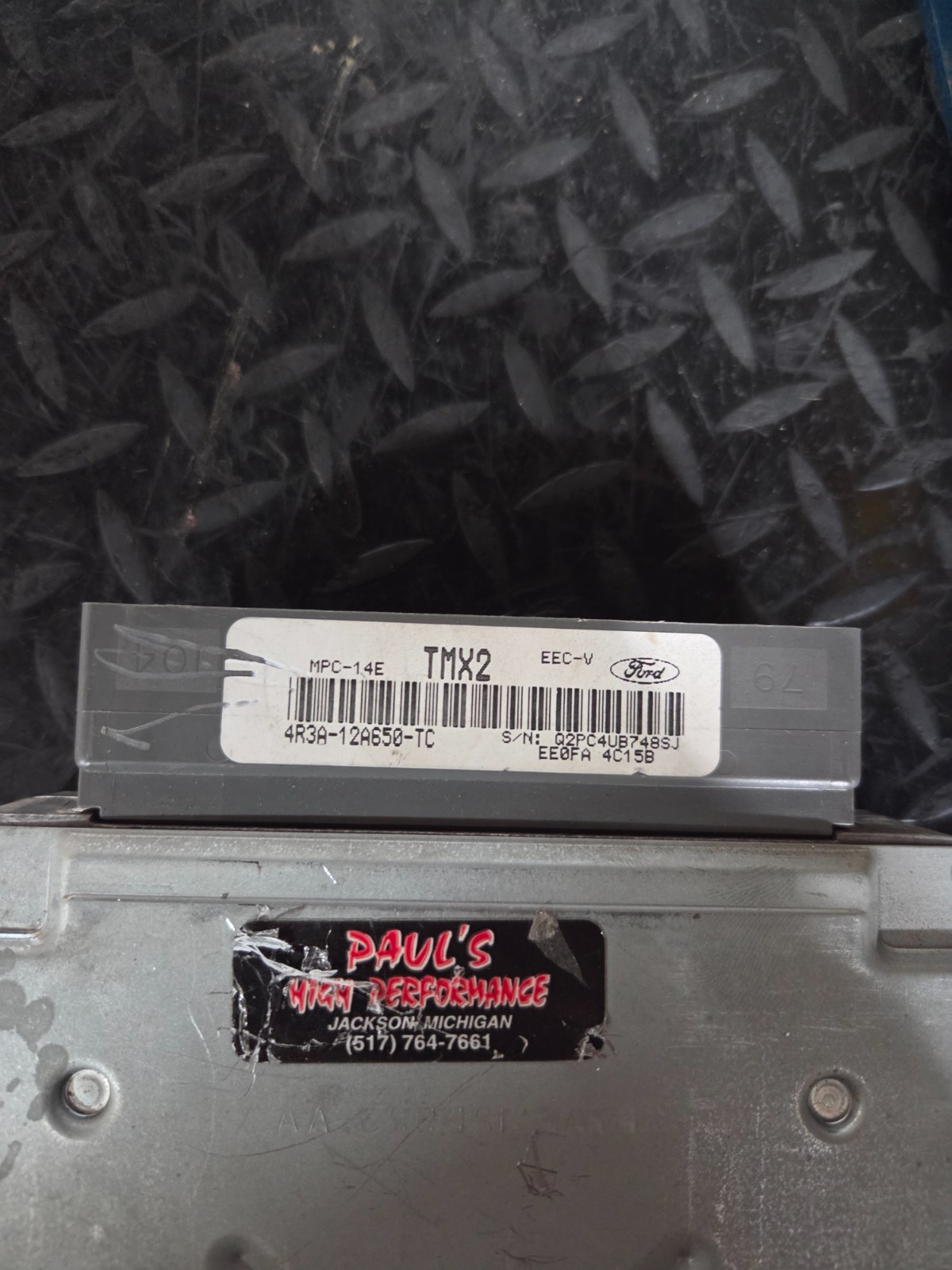 2004 Ford Mustang Mach 1 Engine Computer ECU ECM tmx2 Manual Trans 4.6L