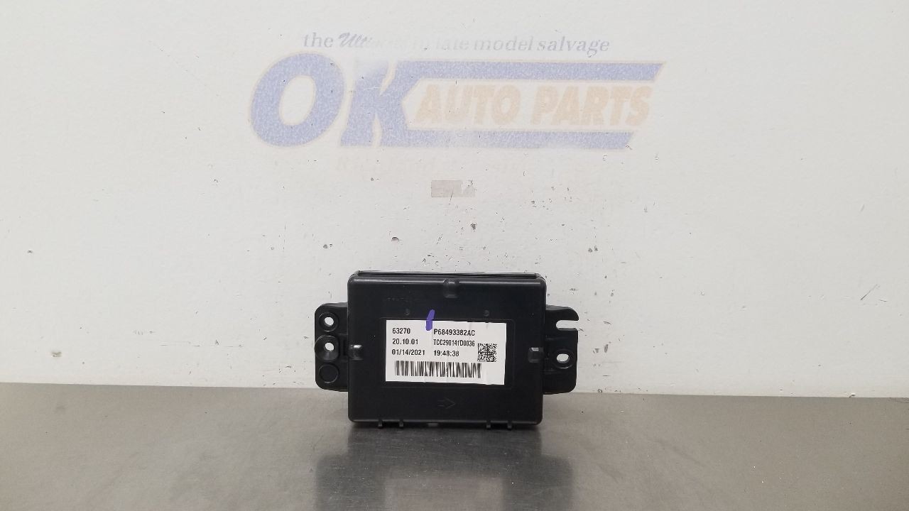 21 JEEP WRANGLER JL JLU TEMPERATURE HVAC CONTROL MODULE 68493382AC