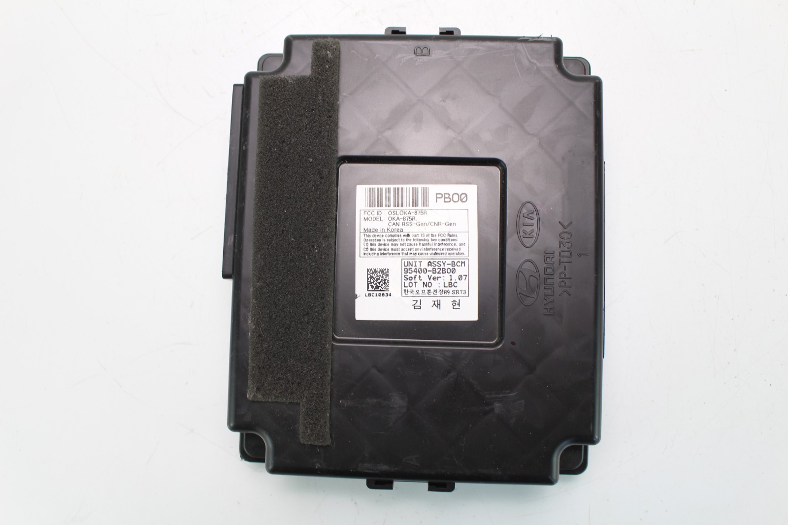 2014-2016 KIA SOUL BODY CONTROL MODULE BCM BCU OEM, 95400-B2B00