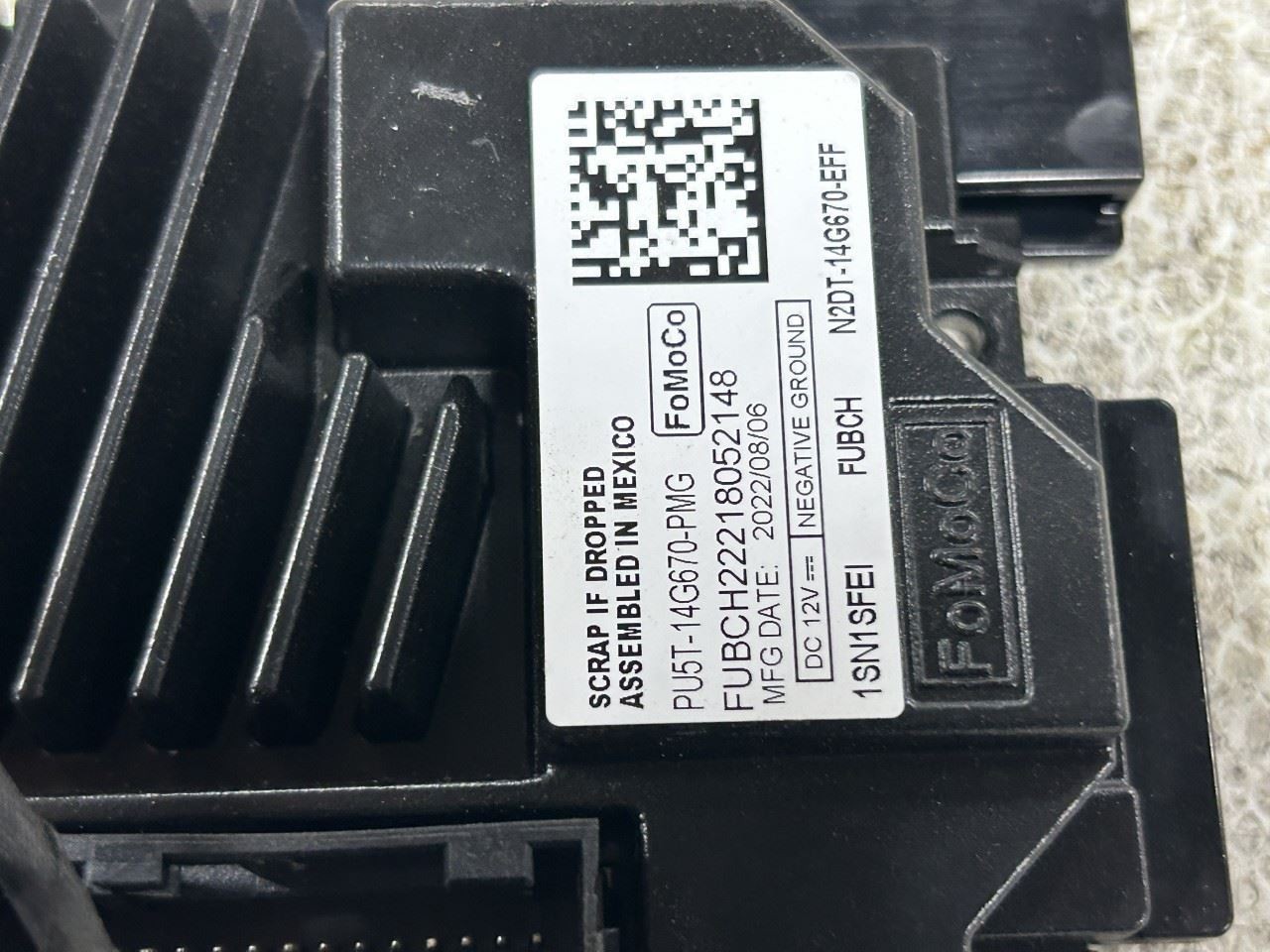 2022 FORD BRONCO Communication Sync Control Module OEM Part Number PU5T14G670PMG