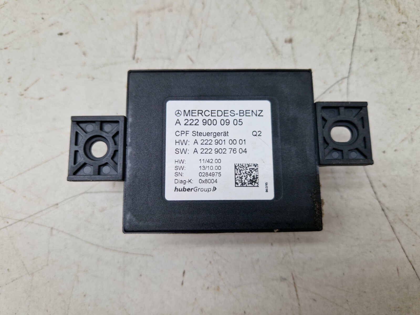 2015 Mercedes C Class W205 Rear Camera Control Module Unit A2229000905