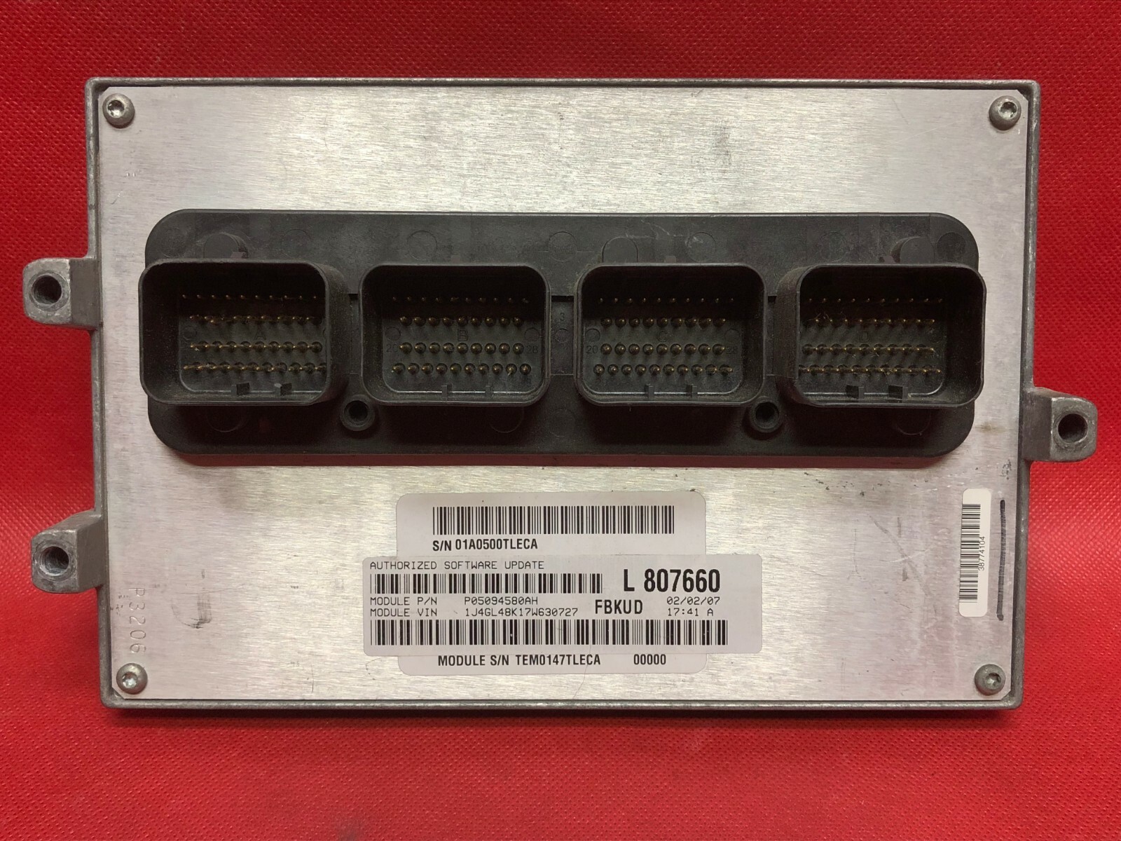 PROGRAMMED PLUG & PLAY 07 LIBERTY 3.7 AT CONTROL MODULE ECU PCM ECM 05094580AH