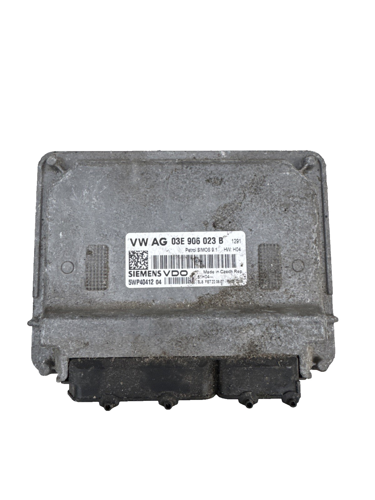 VOLKSWAGEN POLO 2008 ENGINE ECU 1.2L PETROL BZG 03E906023B