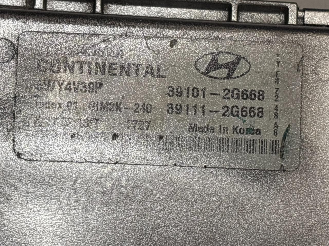 ENGINE COMPUTER HYUNDAI SONATA 2011 2012 2013 2014 39111-2G668 2.4L PCM ECM OEM