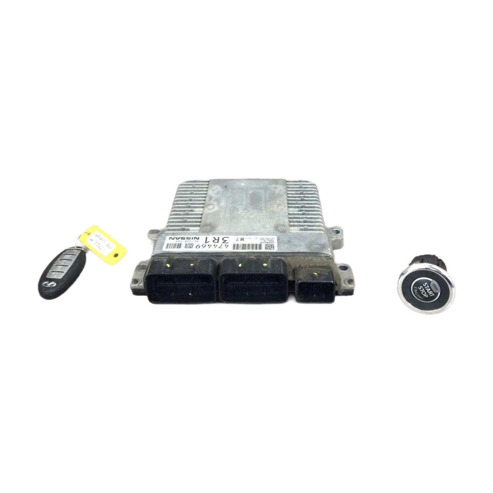2018-2019 Infiniti Q60 ECM Computer Immobilizer & Key Set 3.0L BED405000A1 OEM
