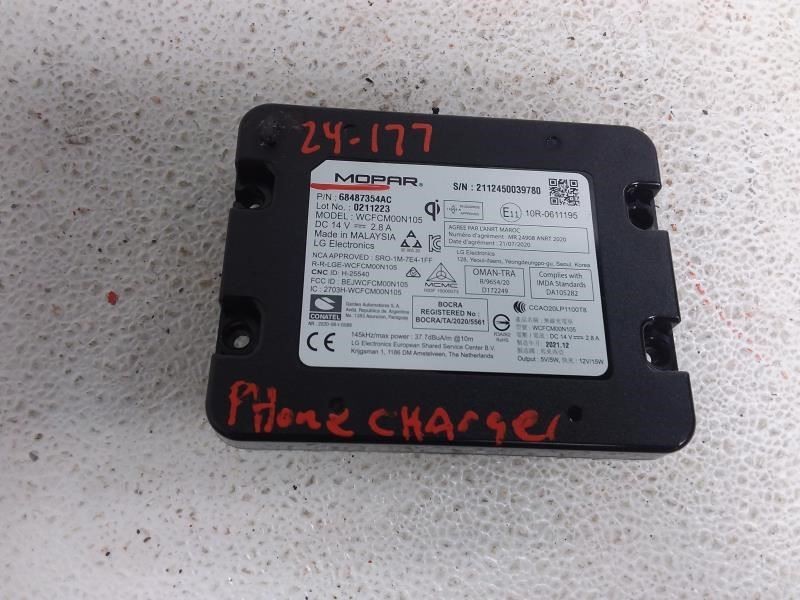 2022 JEEP WAGONEER Wireless Phone Charger Control Module OEM ID 68487354AC