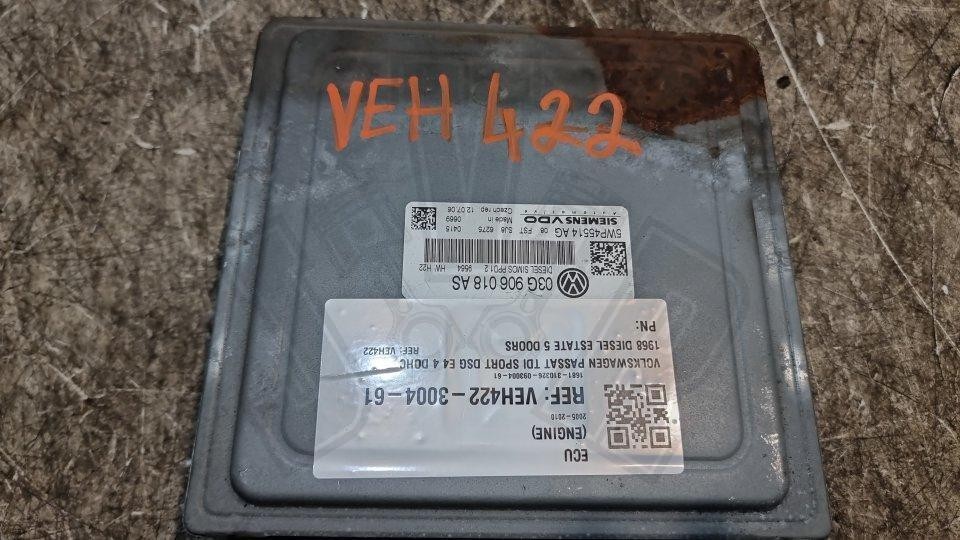 Volkswagen Passat Engine Control Unit ECU 2.0 Semi Auto 2006 B6 03G906018AS
