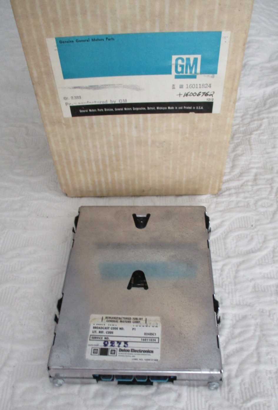 NOS GM 1980 TURBO Trans Am ECM console SPARK CONTROLLER 16006762 160111824 rare