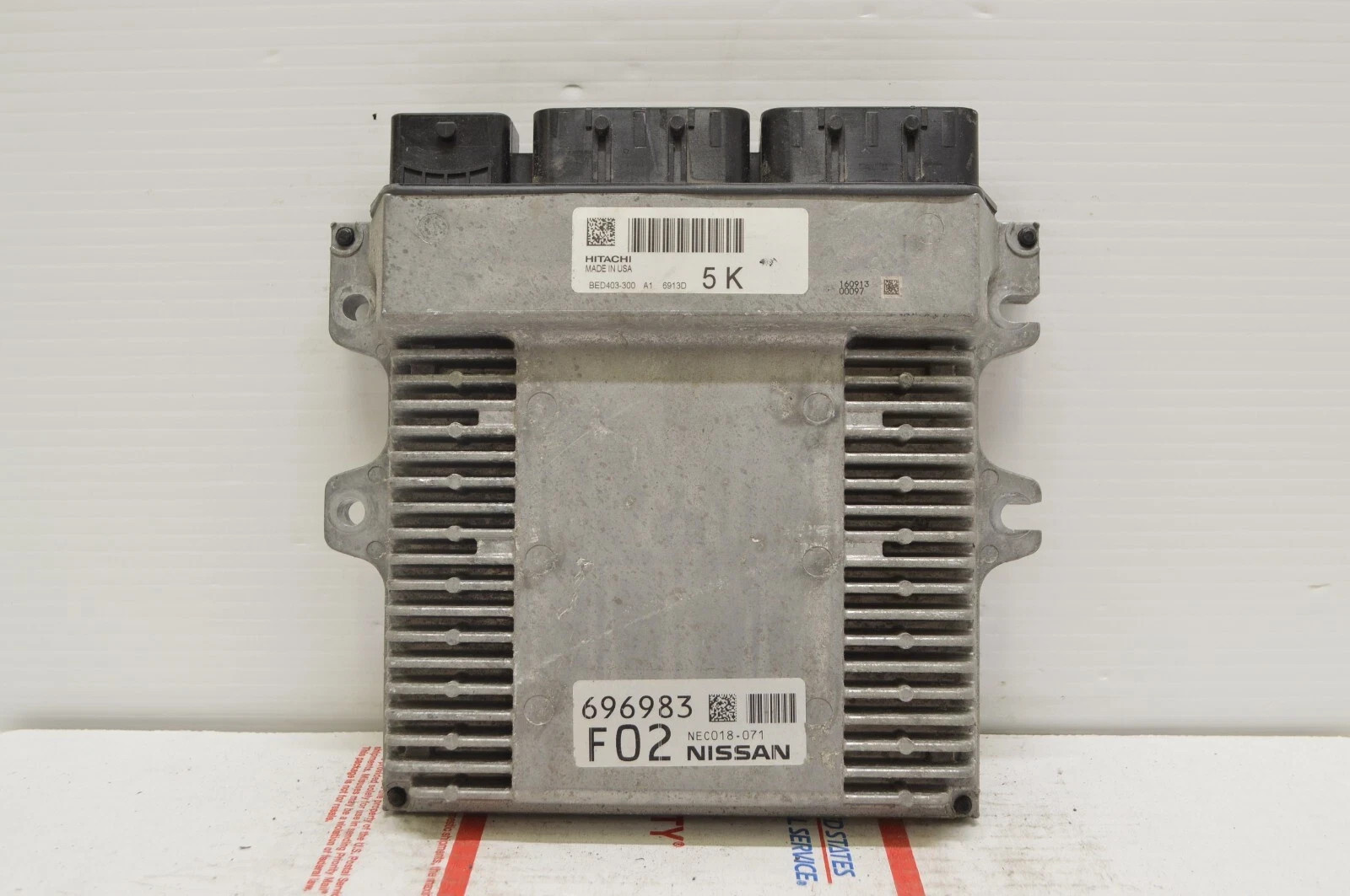2017 17 Nissan Pathfinder QX60 BED403-300 Engine Control Module Unit Ecm L47 004