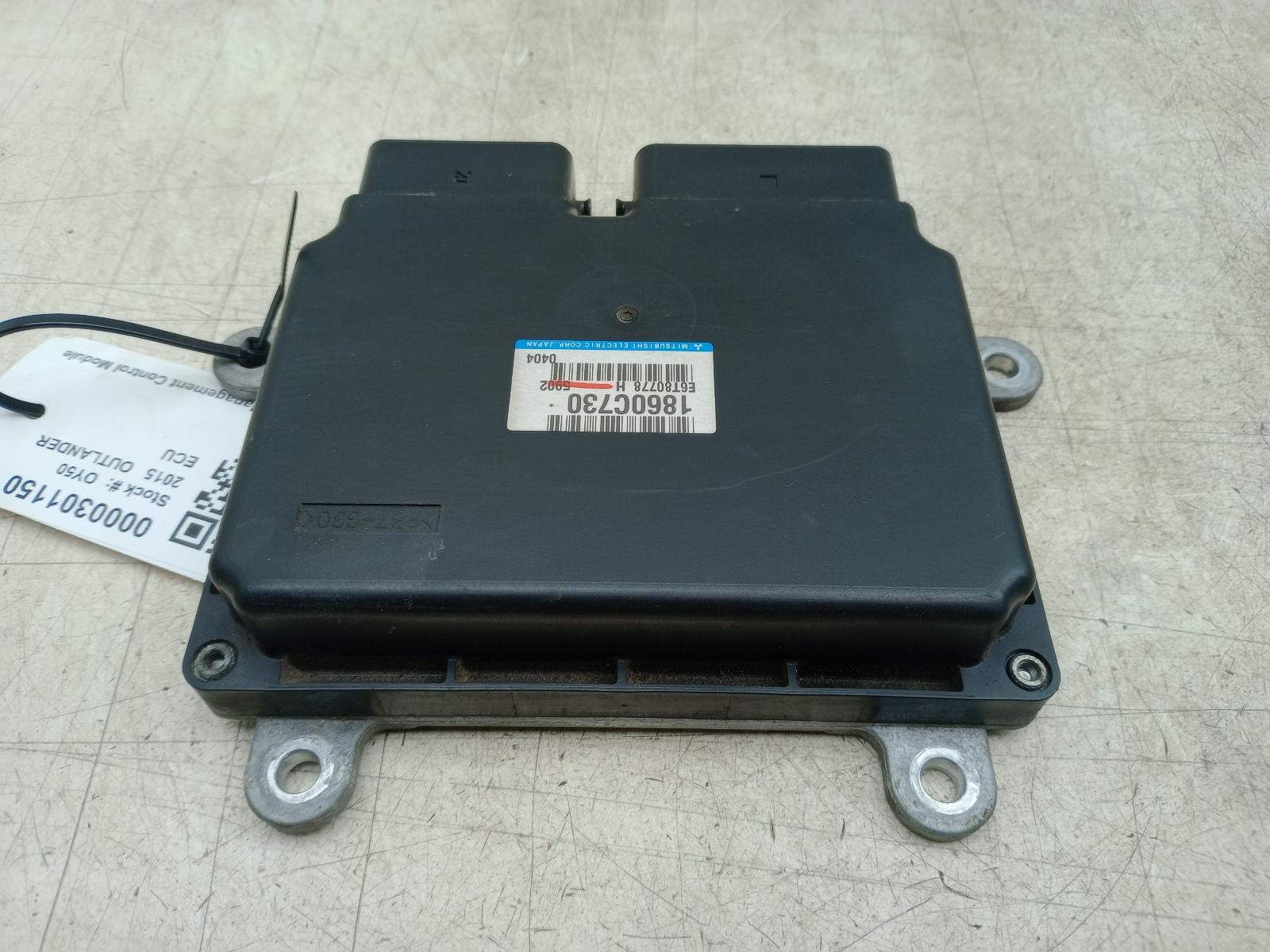 MITSUBISHI OUTLANDER ENGINE CONTROL MODULE ECU 2.0 PHEV 1860C730 MK3 2013-2021