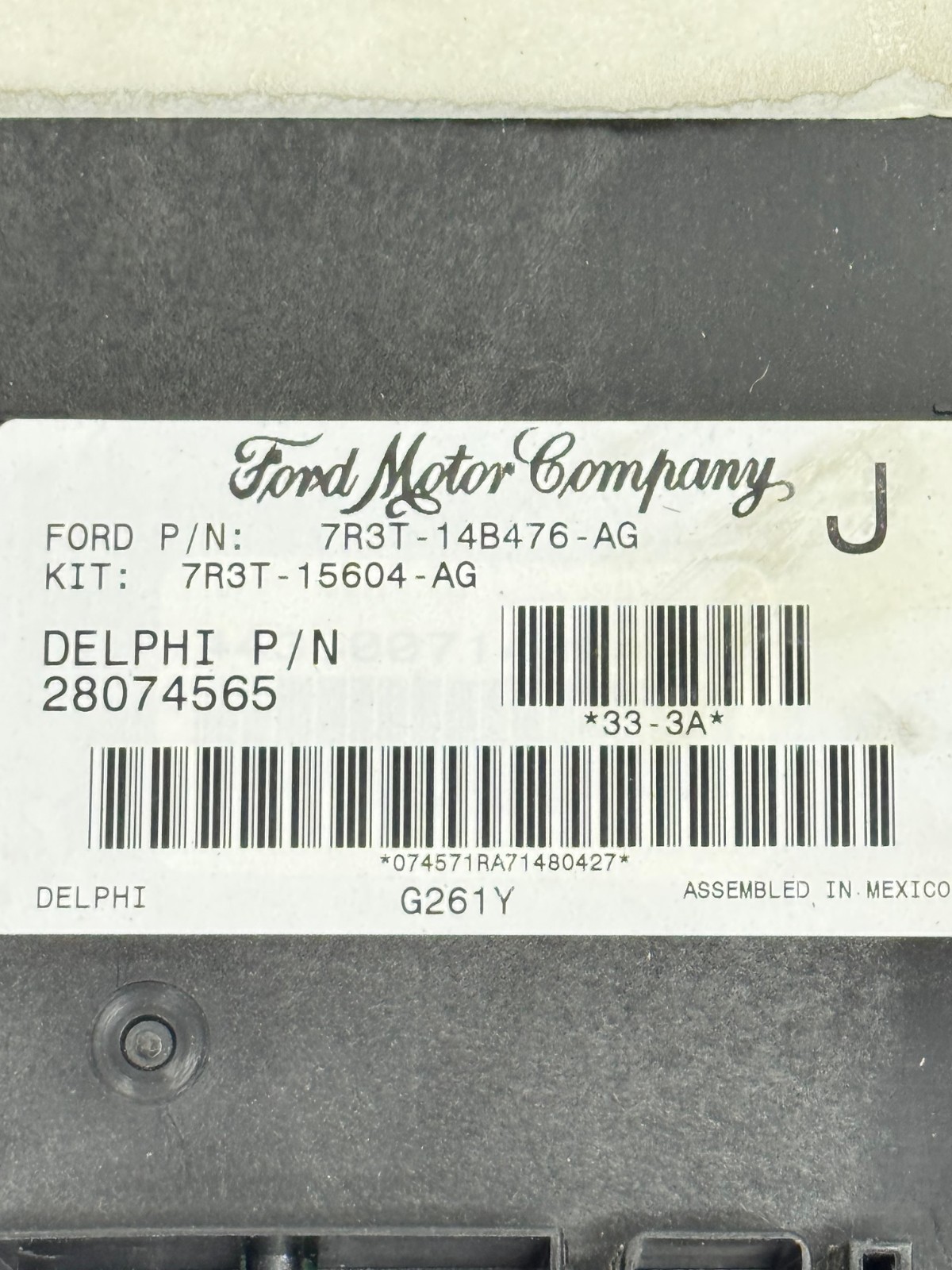 FORD MUSTANG FUSE BOX BODY CONTROL MODULE DELPHI 2007-2009 7R3T-14B476-AG *READ